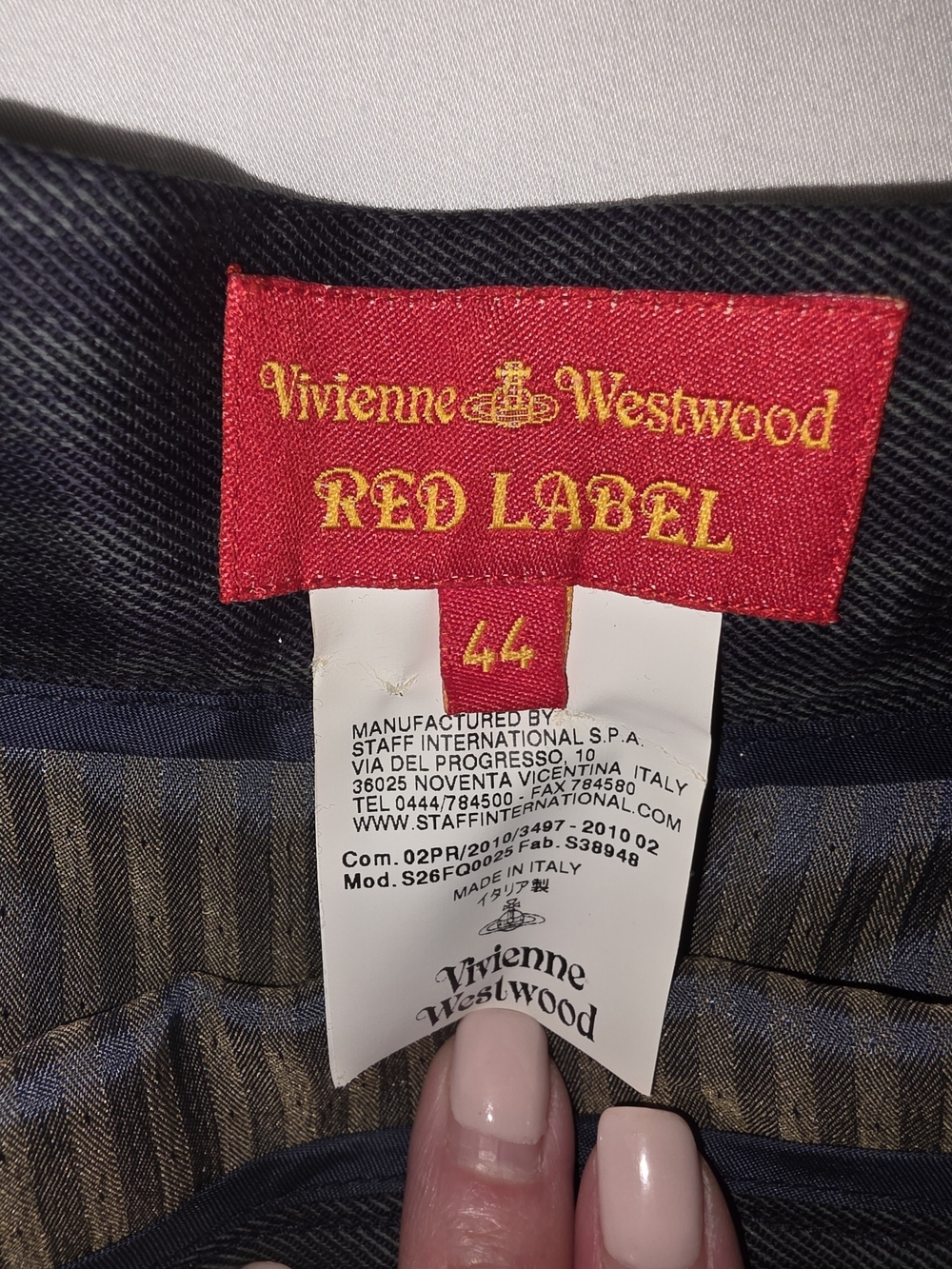 Vivienne Westwood Pinstripe Suit Blazer And Skirt Vintage Collectors Item - Picture 12 of 16
